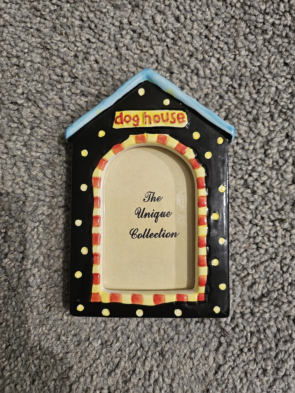 Ceramic Photo Frame For Dog